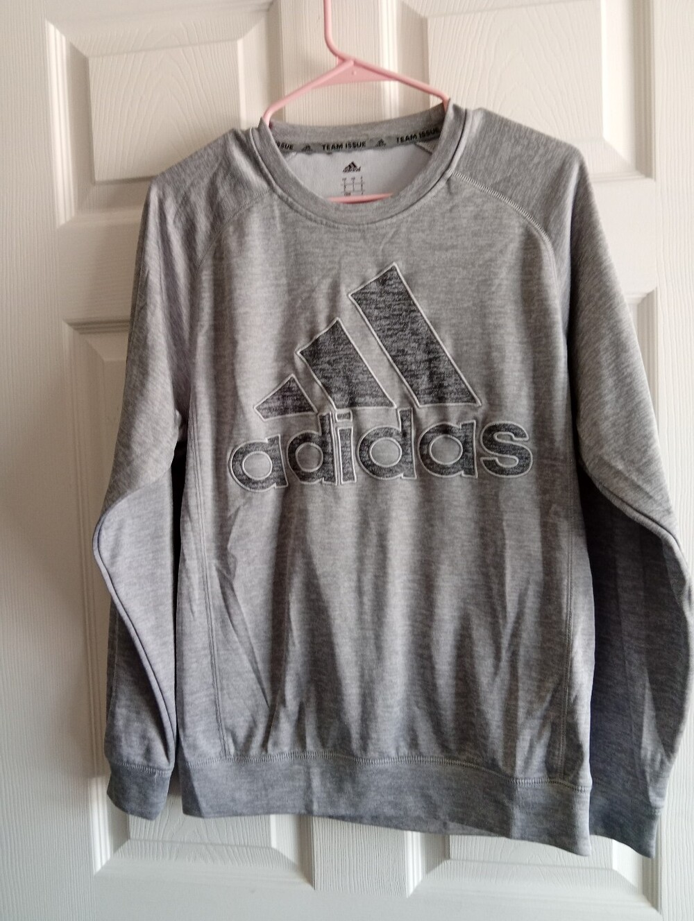 adidas Grey Crewneck Sweatshirt with Logo